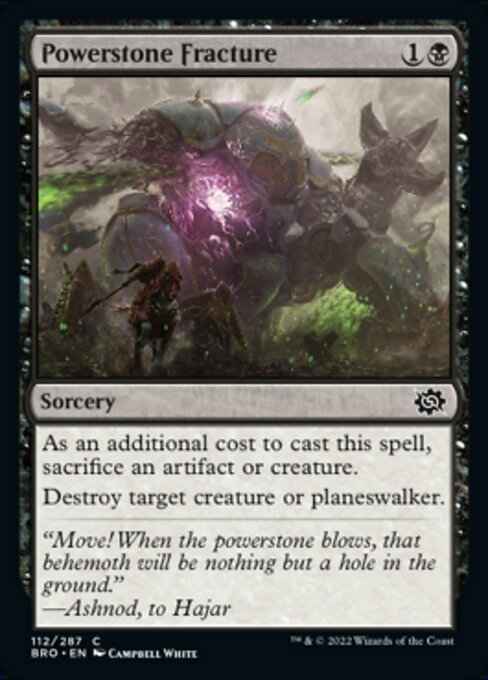 Powerstone Fracture - The Brothers' War-(112)