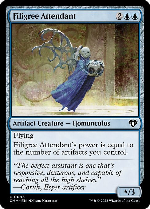 Filigree Attendant - Commander Masters-(095)