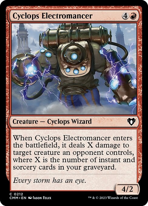Cyclops Electromancer - Commander Masters-(212)