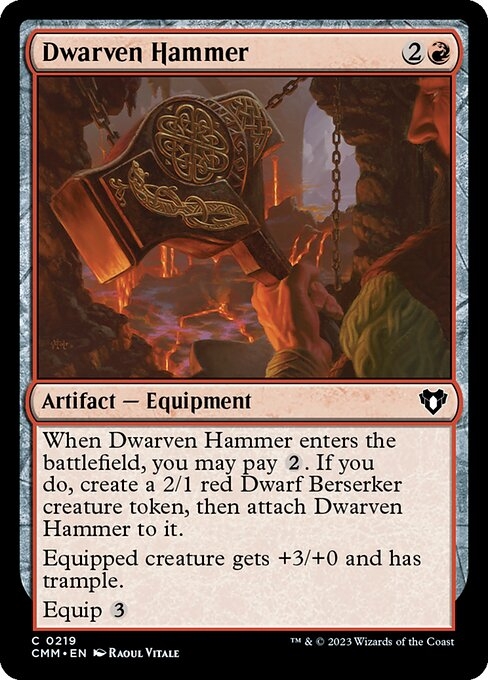 Dwarven Hammer - Commander Masters-(219)