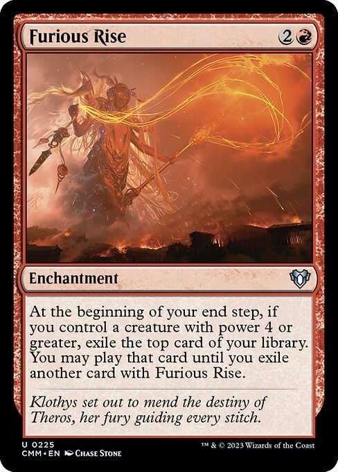Furious Rise - Commander Masters-(225)
