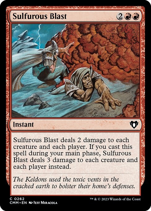 Sulfurous Blast - Commander Masters-(262)