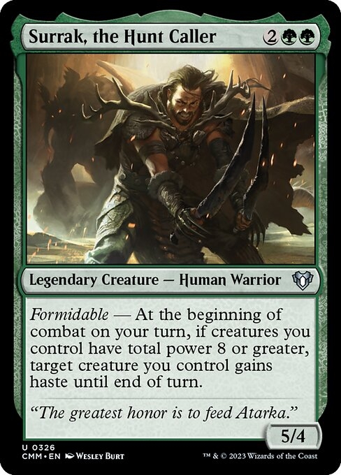 Surrak, the Hunt Caller - Commander Masters-(326)