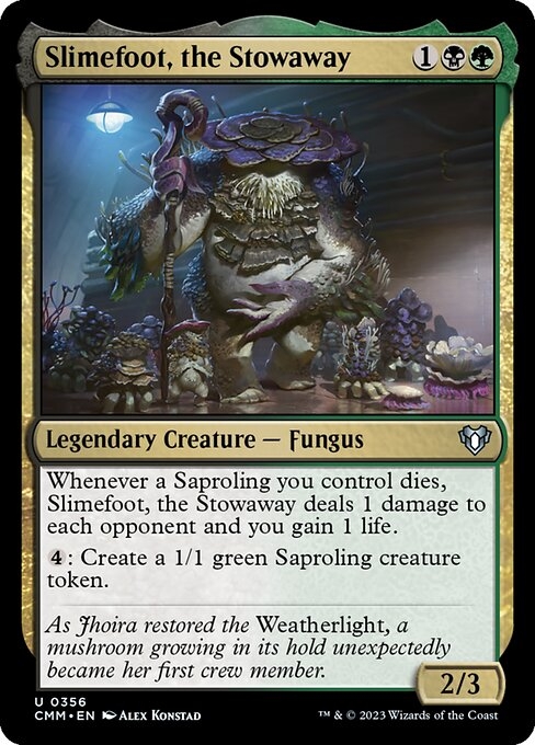 Slimefoot, the Stowaway - Commander Masters-(356)