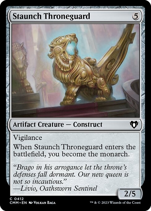 Staunch Throneguard - Commander Masters-(412)