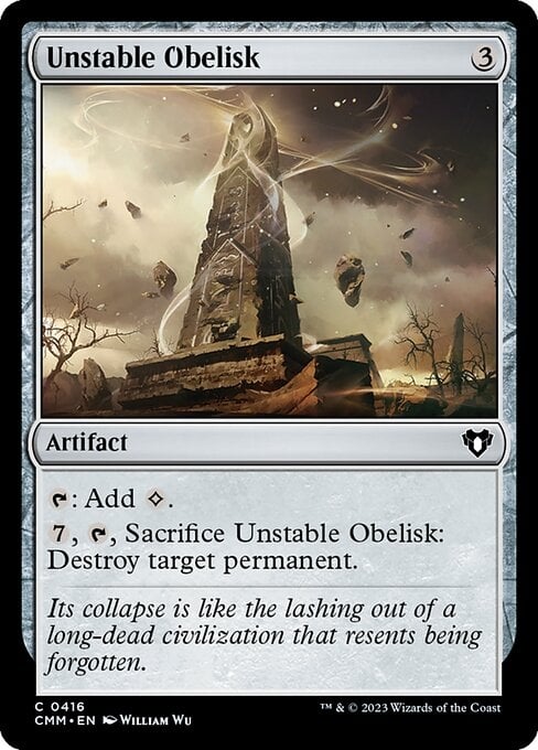 Unstable Obelisk - Commander Masters-(416)