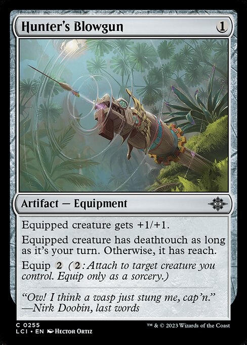 Hunter's Blowgun - The Lost Caverns of Ixalan-(255)