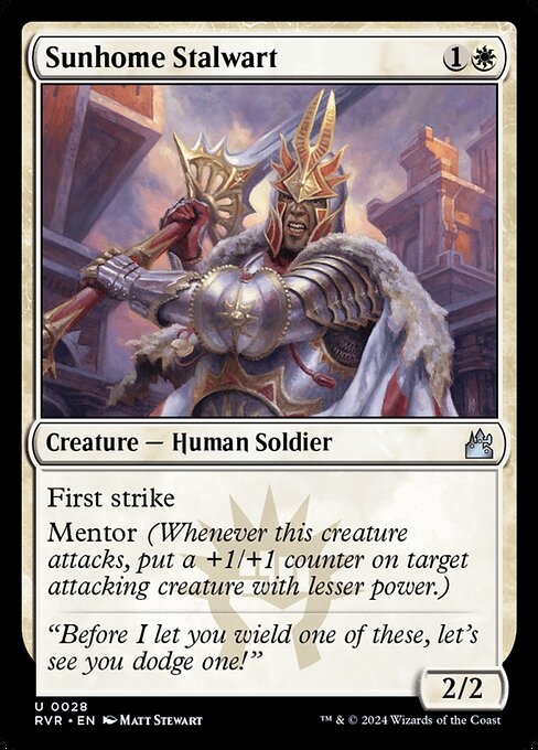 Sunhome Stalwart - Ravnica Remastered-(028)