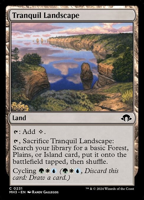 Tranquil Landscape - Modern Horizons 3-(231)