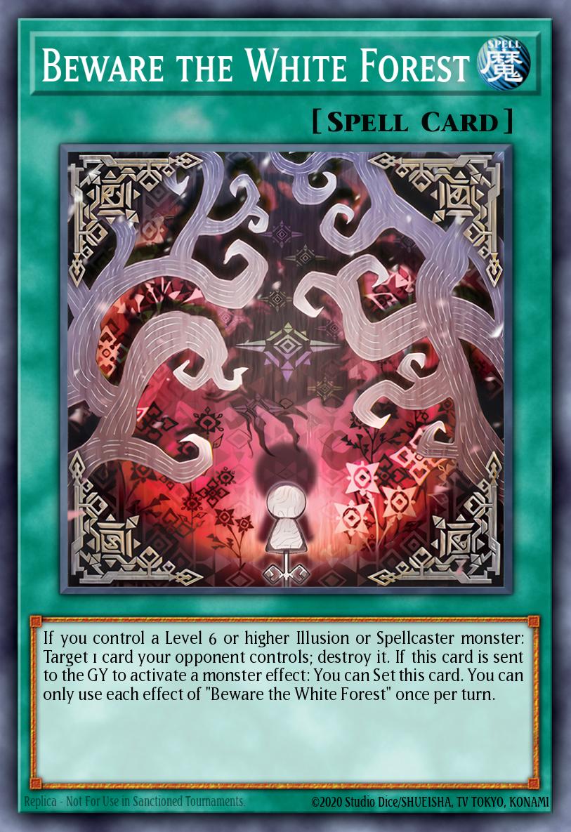 Beware the White Forest - (The Infinite Forbidden) - (INFO-EN059) - (Super Rare)