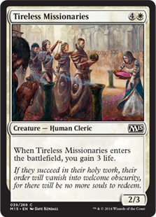 Tireless Missionaries - Magic 2015 Core Set-(039)