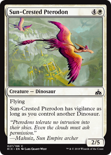 Sun-Crested Pterodon - Rivals of Ixalan-(027)