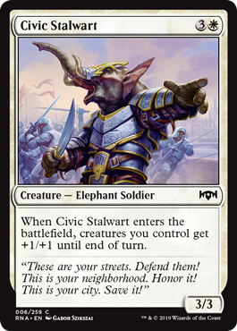 Civic Stalwart - Ravnica Allegiance-(006)