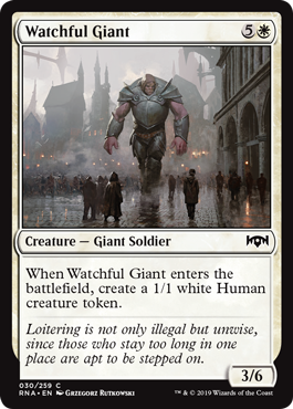Watchful Giant - Ravnica Allegiance-(030)