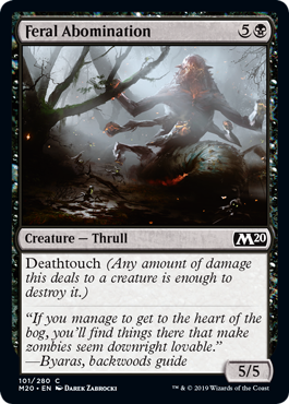 Feral Abomination - Core Set 2020-(101)