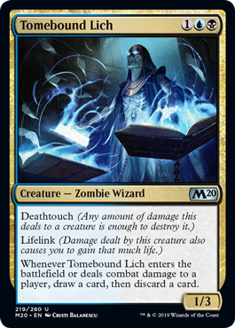 Tomebound Lich - Core Set 2020-(219)