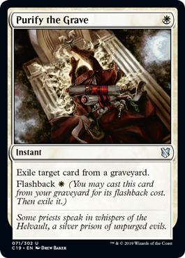 Purify the Grave - Commander 2019-(071)