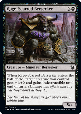 Rage-Scarred Berserker - Theros Beyond Death-(113)-Foil