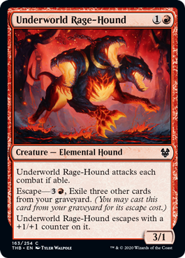 Underworld Rage-Hound - Theros Beyond Death-(163)