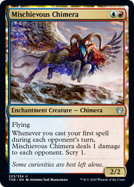 Mischievous Chimera - Theros Beyond Death-(223)