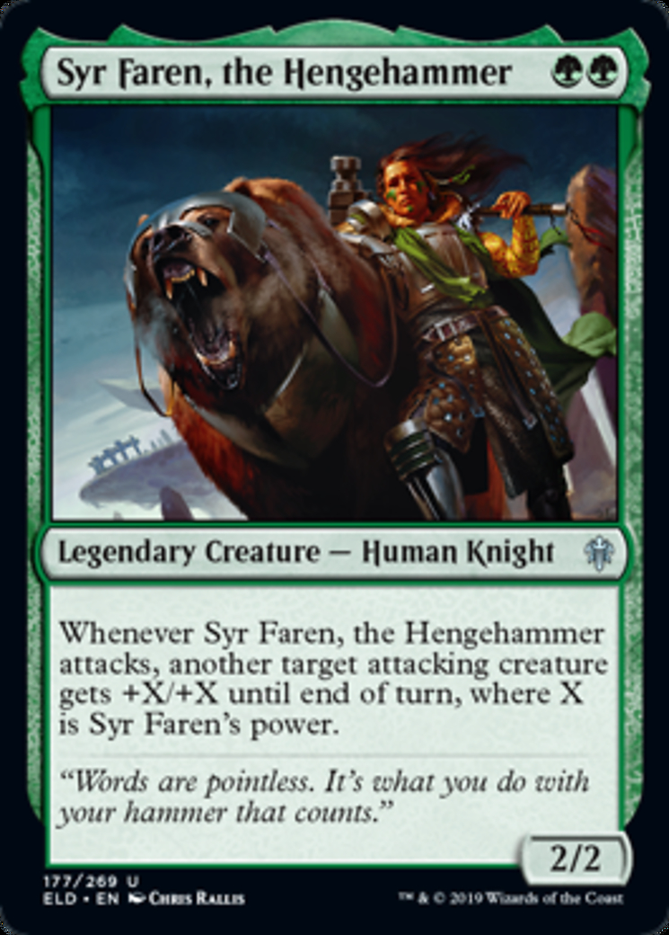 Syr Faren, the Hengehammer - Throne of Eldraine-(177)