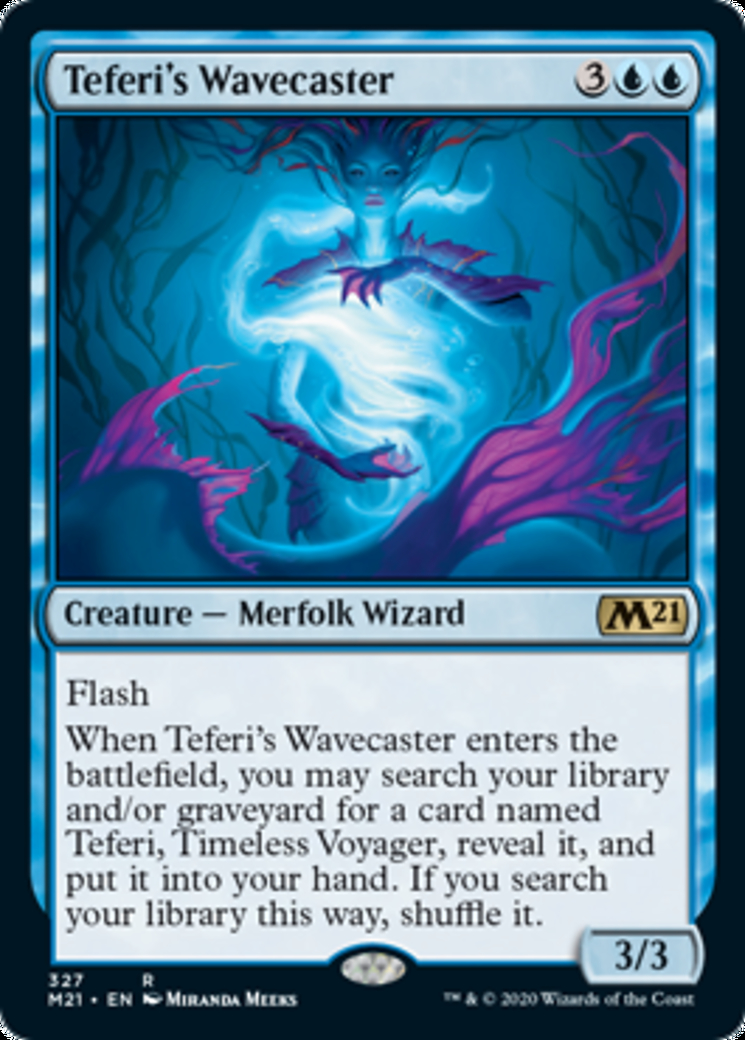Teferi's Wavecaster - Core Set 2021-(327)