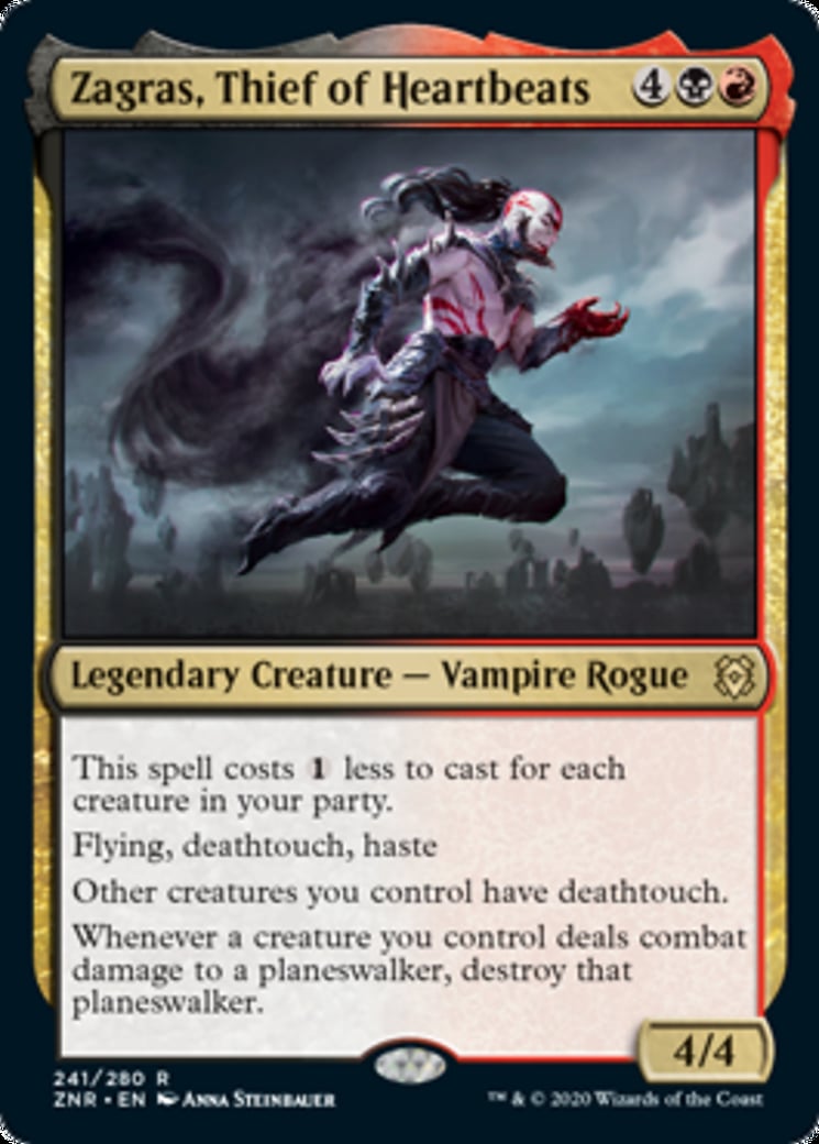 Zagras, Thief of Heartbeats - Zendikar Rising-(241)