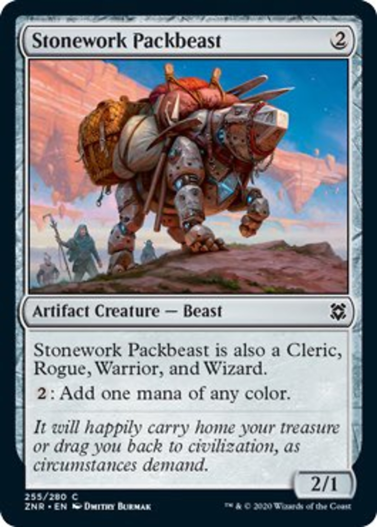 Stonework Packbeast - Zendikar Rising-(255)