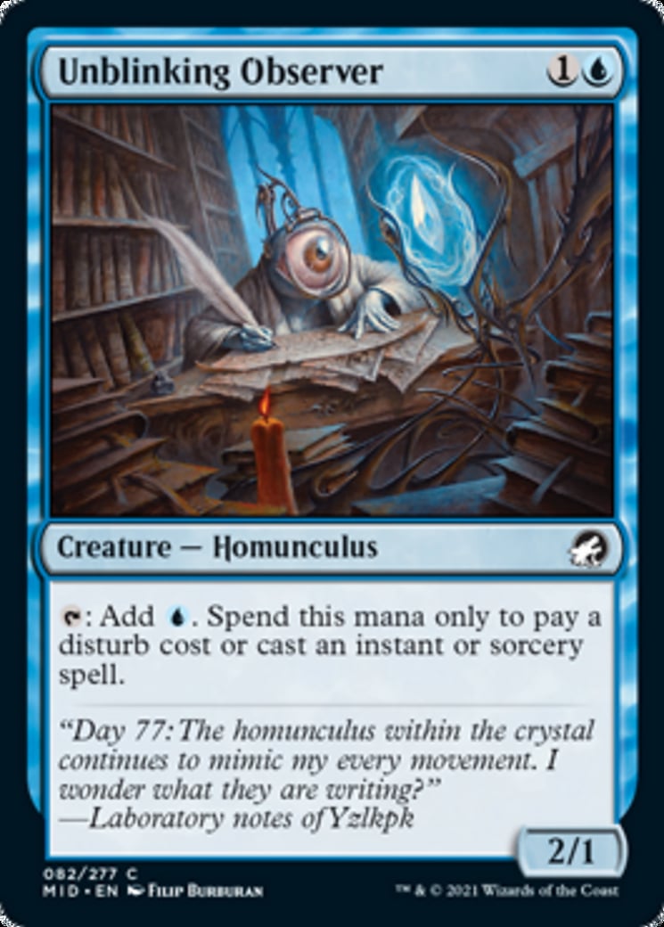 Unblinking Observer - Innistrad: Midnight Hunt-(082)