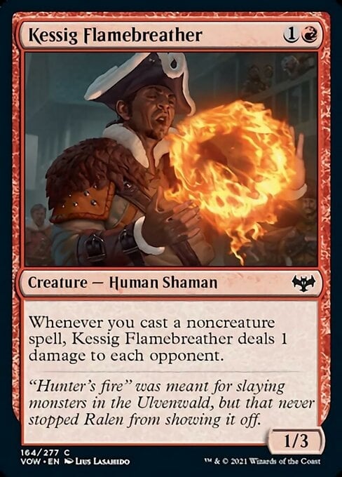 Kessig Flamebreather - Innistrad: Crimson Vow-(164)-Foil
