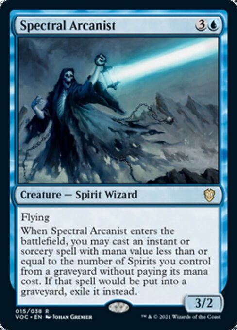 Spectral Arcanist - Innistrad: Crimson Vow Commander-(015)