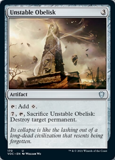Unstable Obelisk - Innistrad: Crimson Vow Commander-(170)