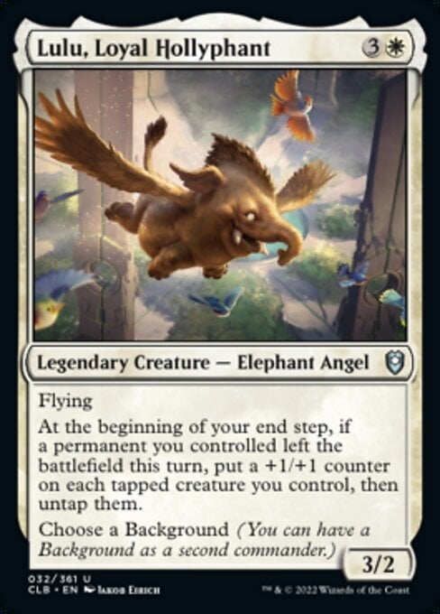 Lulu, Loyal Hollyphant - Commander Legends: Battle for Baldur's Gate-(032)