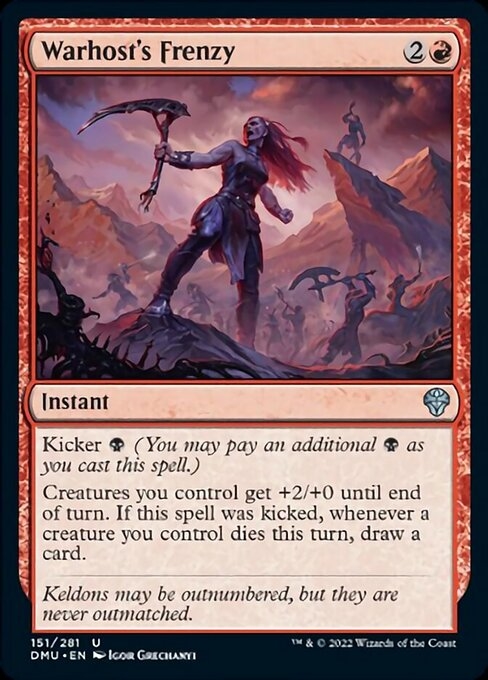 Warhost's Frenzy - Dominaria United-(151)