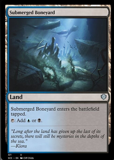 Submerged Boneyard - Starter Commander Decks-(321)