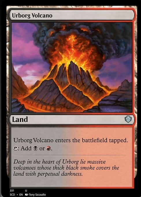 Urborg Volcano - Starter Commander Decks-(331)