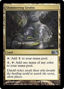 Shimmering Grotto - Magic 2014 Core Set-(229)