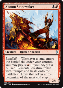 Akoum Stonewaker - Battle for Zendikar-(140)
