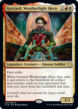 Gerrard, Weatherlight Hero - Commander 2019-(041)