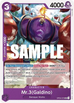 Mr.3 (Galdino) - Kingdoms of Intrigue (OP04)