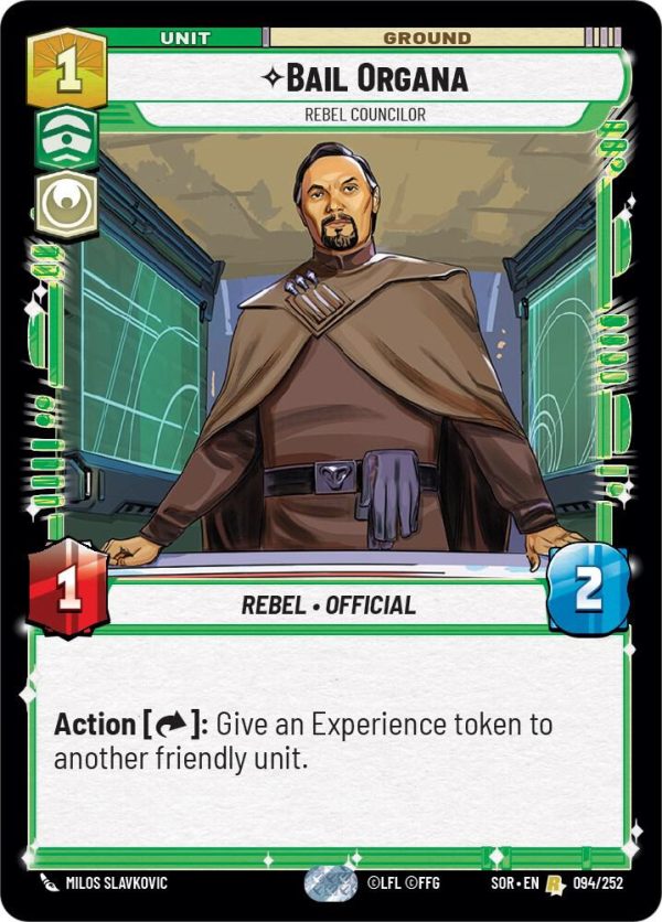 Bail Organa - Rebel Councilor - Spark of Rebellion (SOR)