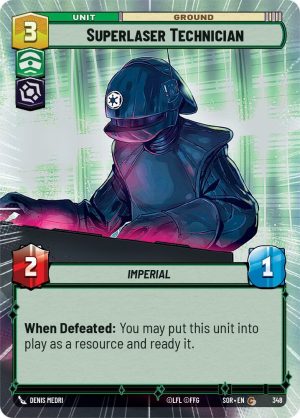 Superlaser Technician (Hyperspace) - Spark of Rebellion (SOR) - Foil