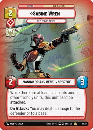 Sabine Wren - Explosives Artist - Spark of Rebellion: Weekly Play Promos (SOR-WPP) - Foil
