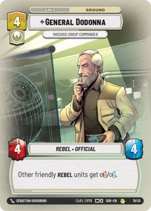General Dodonna - Massassi Group Commander - Spark of Rebellion: Weekly Play Promos (SOR-WPP) - Foil