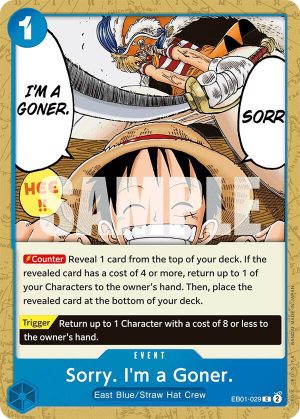 Sorry. I'm a Goner. - Extra Booster: Memorial Collection (EB-01)
