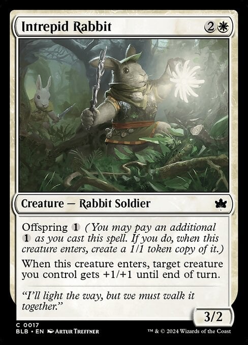 Intrepid Rabbit - Bloomburrow-(017)