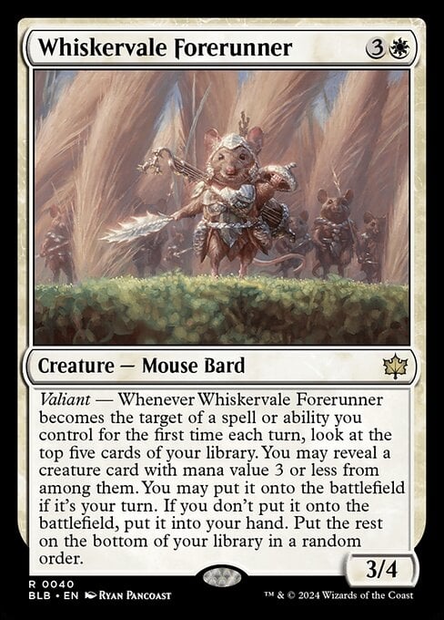 Whiskervale Forerunner - Bloomburrow-(040)