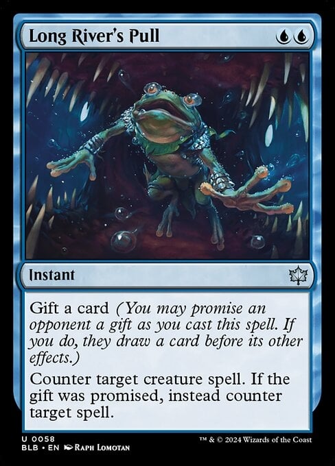 Long River's Pull - Bloomburrow-(058)-Foil