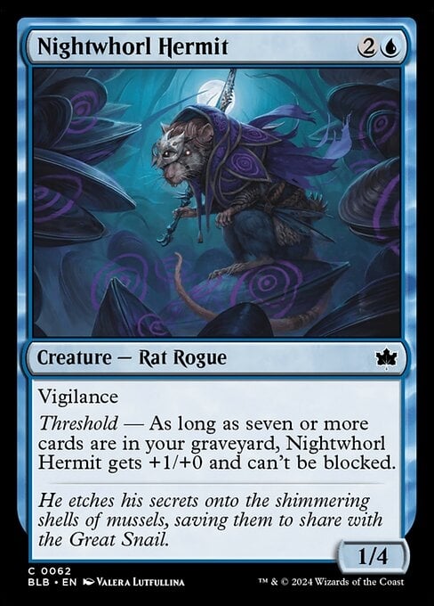 Nightwhorl Hermit - Bloomburrow-(062)