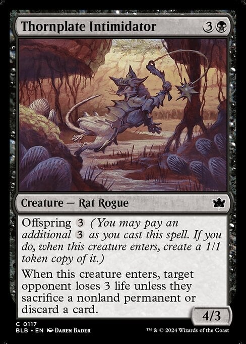 Thornplate Intimidator - Bloomburrow-(117)